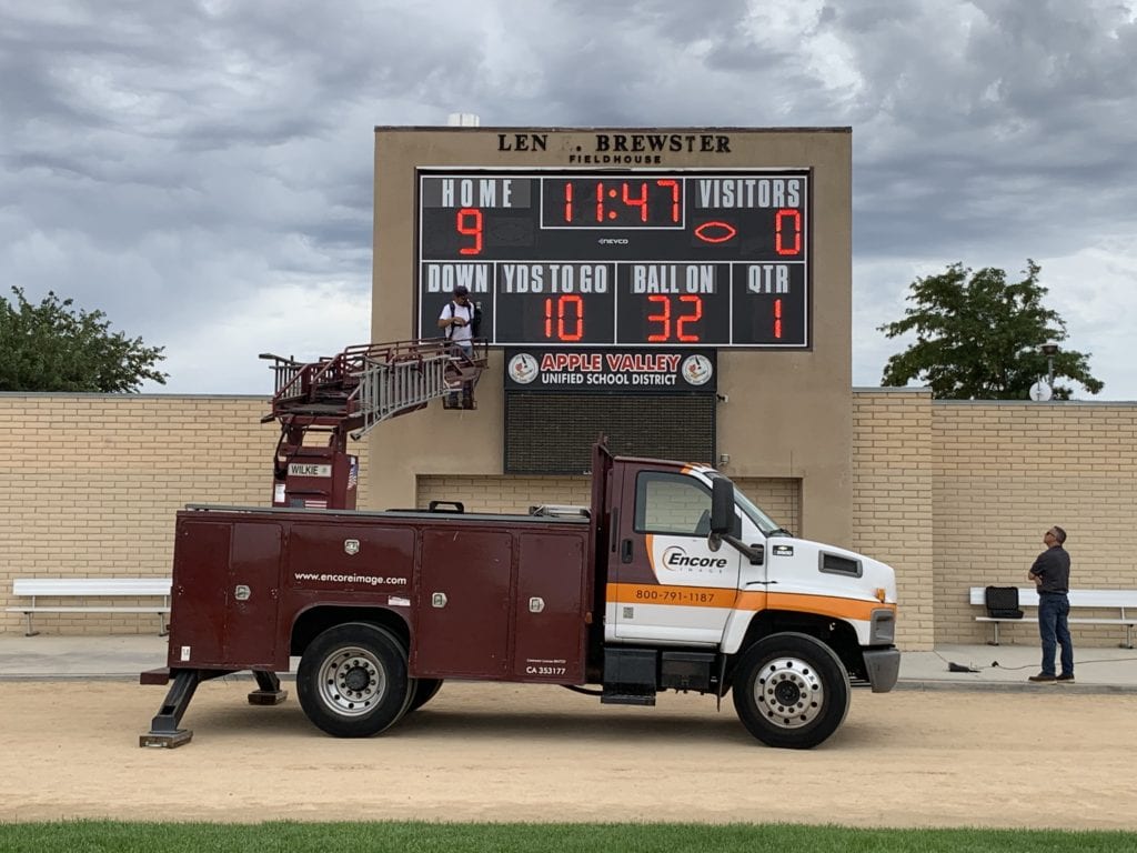 Scoreboard Signs, Apple Valley CA | Apple Valley High School