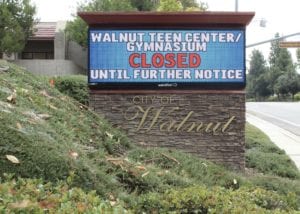 Electronic Message Board Sign, Walnut, CA | City of Walnut