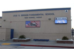 School Signs, Chino CA | Lyle S. Briggs Fundamental School