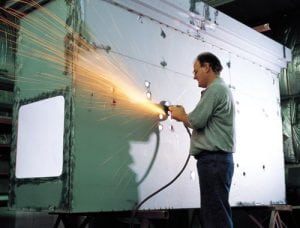 Welding a sign