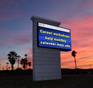 School Signs, San Jacinto CA | Mt. San Jacinto College