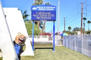 School Signs, Cathedral City CA | Nellie N. Coffman Middle School