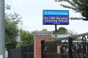 School Signs, Loas Angeles CA | St. Aloysius Gonzaga School