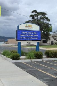 School Signs, Covina CA | Tri Community Adult School