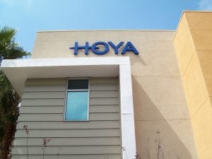 Building Sign, Chino Hills CA | Hoya Surgical Optics