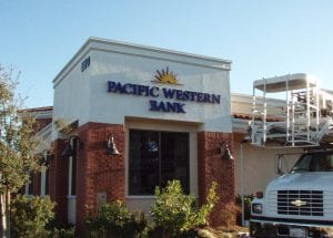 Building Sign, Thousand Oaks CA | Pacific Western Bank