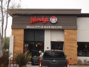 Building Sign, Irvine CAS | Wendy’s