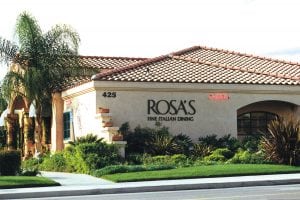 Building Sign, Ontario CA | Rosa’s Fina Italian Dining