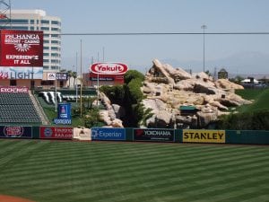 Building Sign, Anaheim CA (Angel Stadium) | Yakult