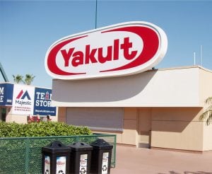 Building Sign, Anaheim CA (Angel Stadium) | Yakult