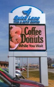Electronic Message Signs, St. Charles MI | Quick Lane