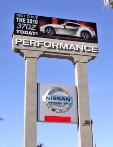 Electronic Message Board Signs, Duarte CA | Performance Nissan