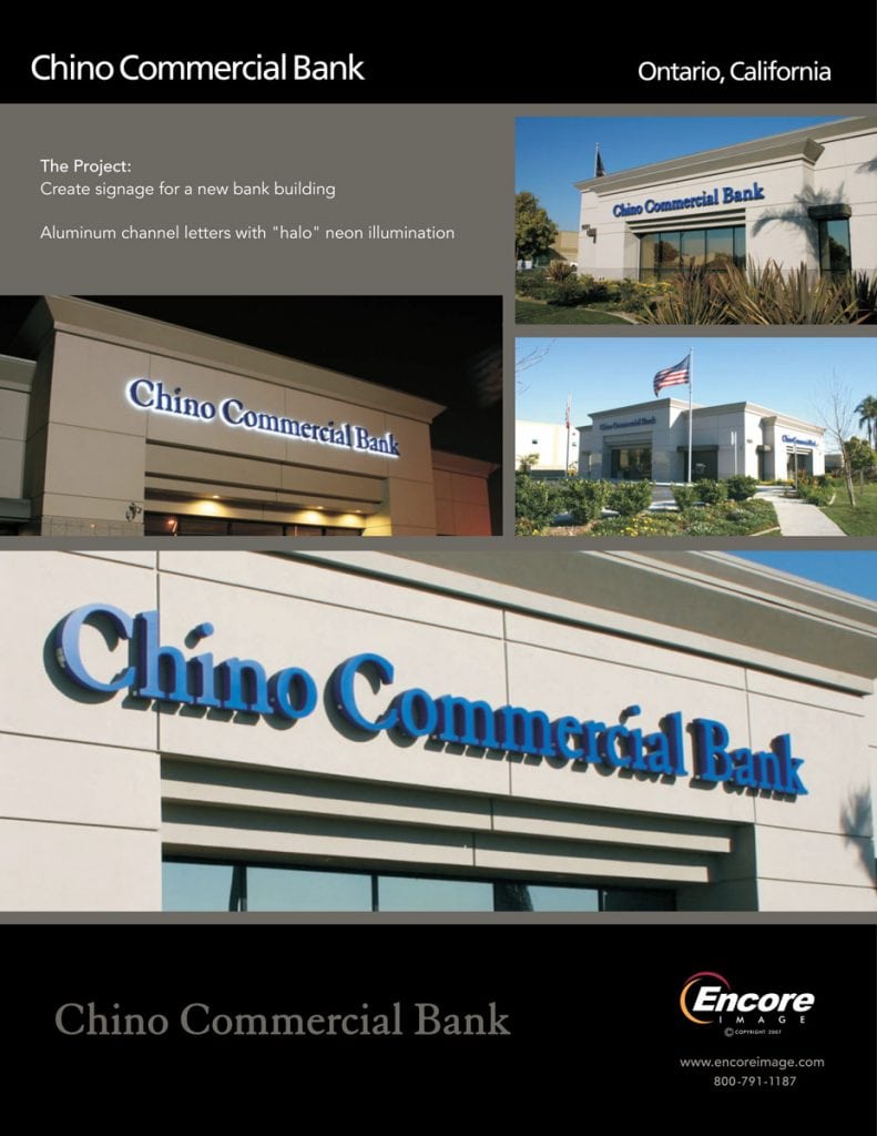 Chino Commercial Bank  brochure