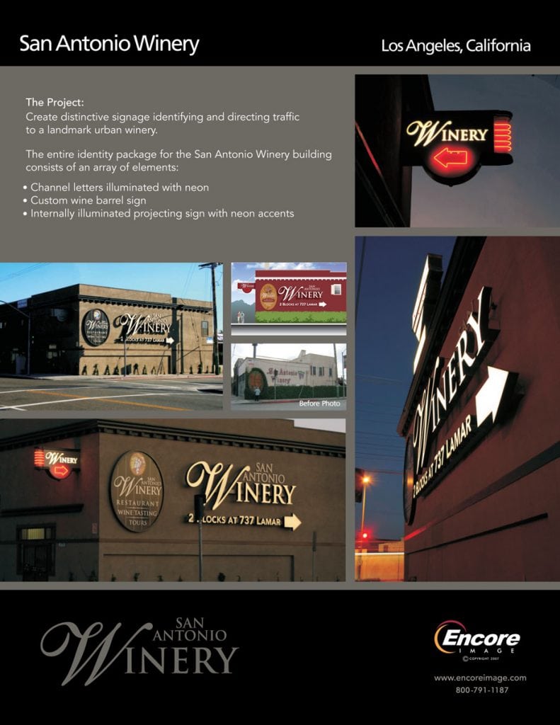 San Antonio Winery brochure