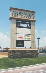 Multi-Tenant Sign, Apple Valley CA – Apple Valley Town Center
