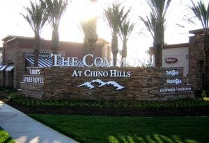 Multi-Tenant Sign, Chino Hills CA | The Commons