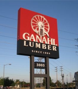 Pylon Sign, Pasadena CA, Ganahl Lumber