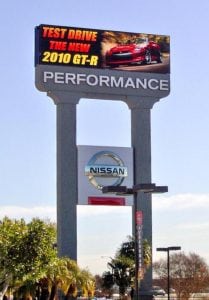 Pylon Sign, Monrovia CA, Performance Nissan