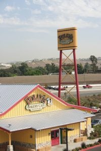 Pylon Sign, Norco CA, Polly's Bakery Cafe