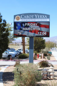 School Signs, Desert Hot Springs Bella Vista Elementary