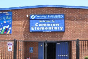 School Signs, West Covina CA | Cameron Elementary School