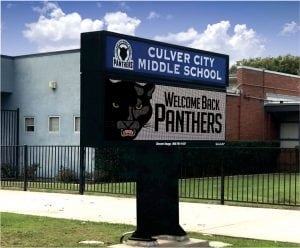 School Signs, Culver City CA | Culver City Middle School