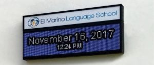 School Signs, Culver City CA | El Marino Language School