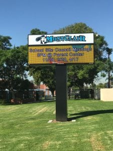 School Signs, Montclair CA | Montclair High School