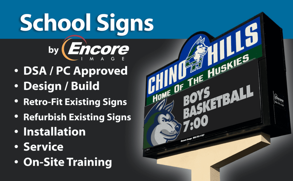 School Signs by Encore Image