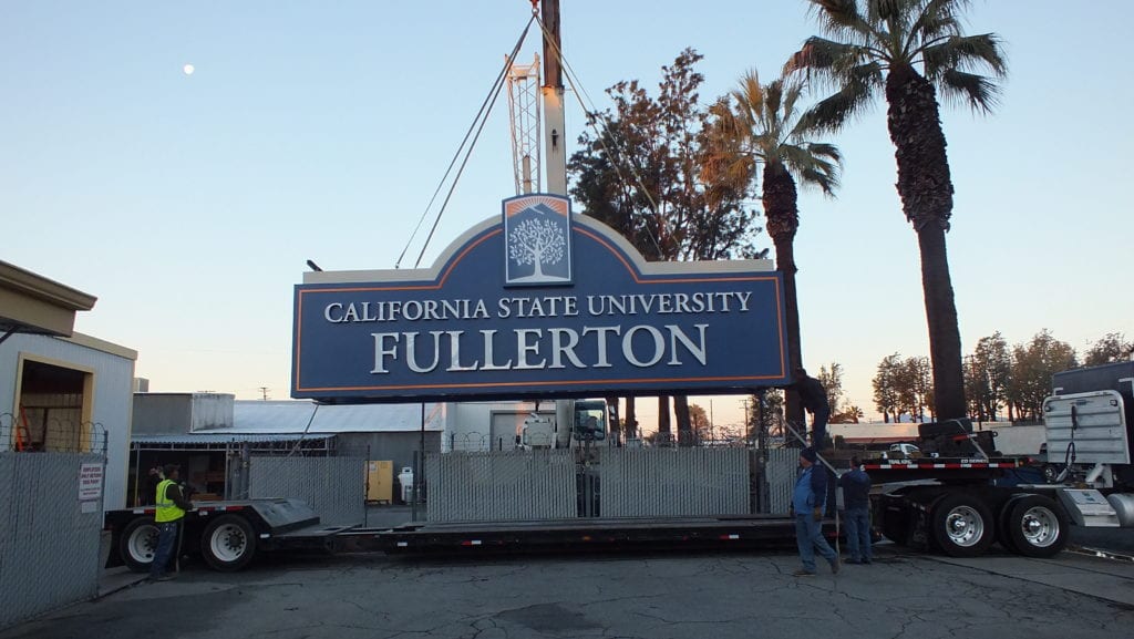 California State University, Fullerton sign by Encore Image 2