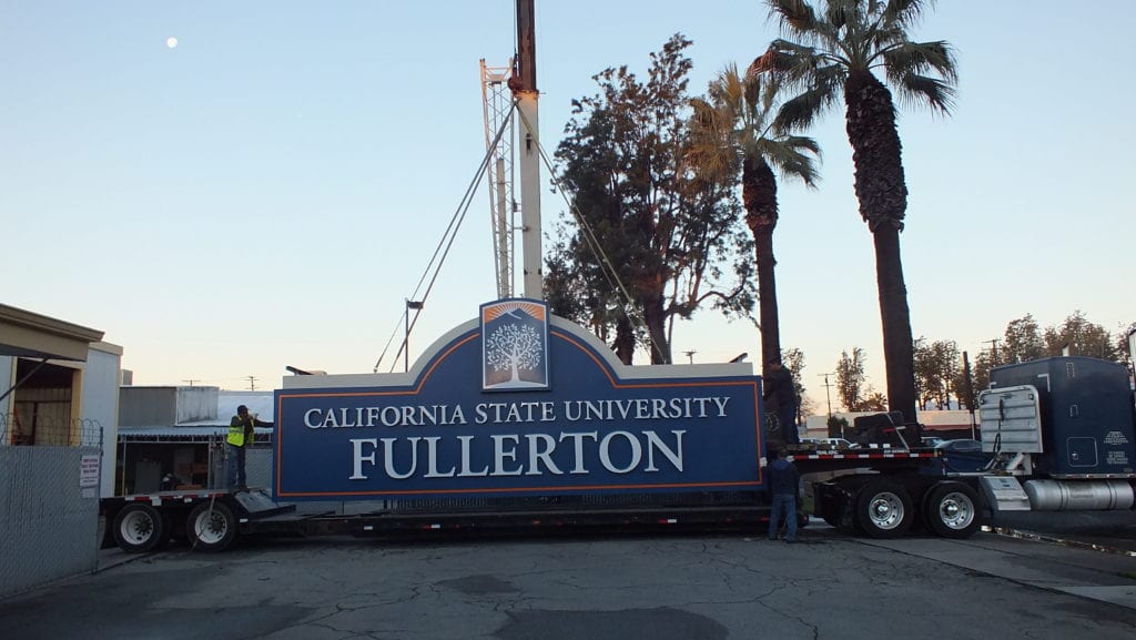 California State University, Fullerton sign by Encore Image 3