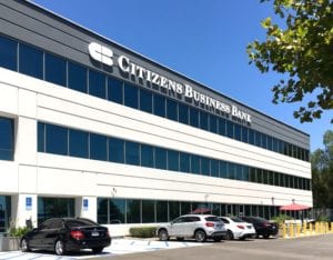 Building Sign, Ontario CA | Citizens Business Bank